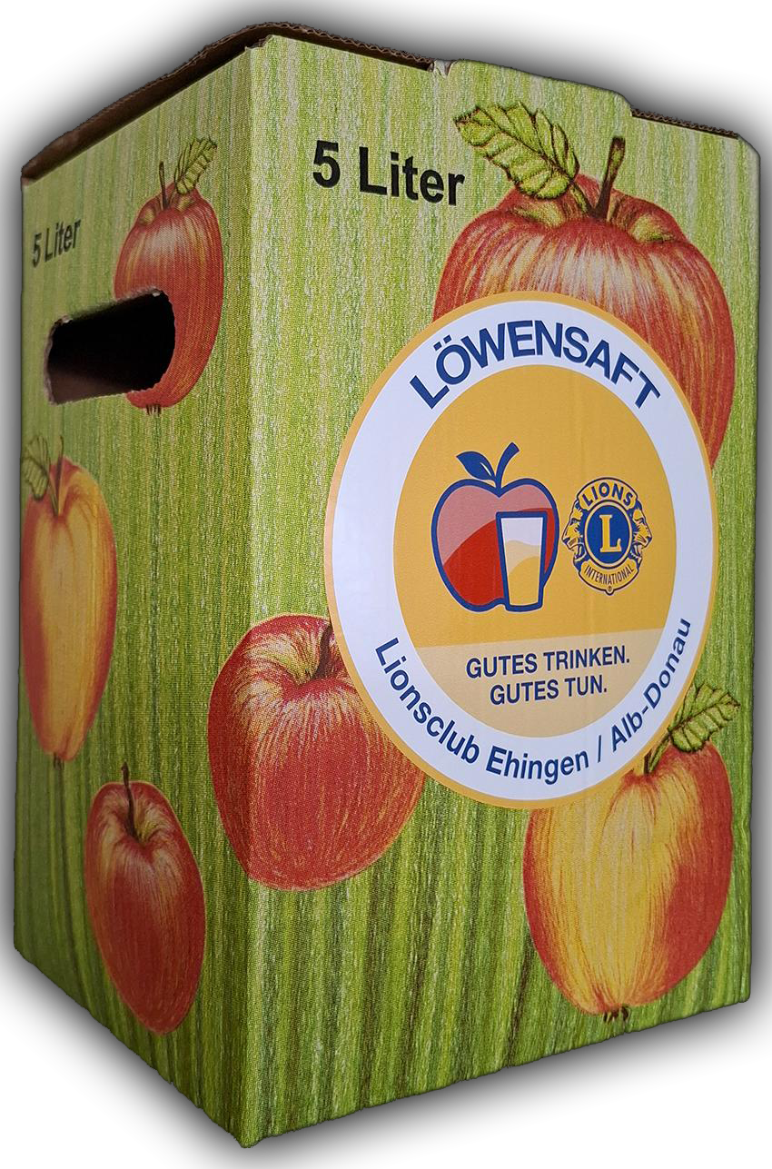 LÖWENSAFT - Apfelsaft im 5L Gebinde