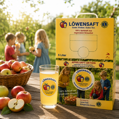 LÖWENSAFT - Apfelsaft im 5L Gebinde