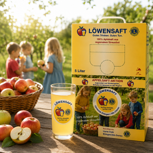 LÖWENSAFT - Apfelsaft im 5L Gebinde